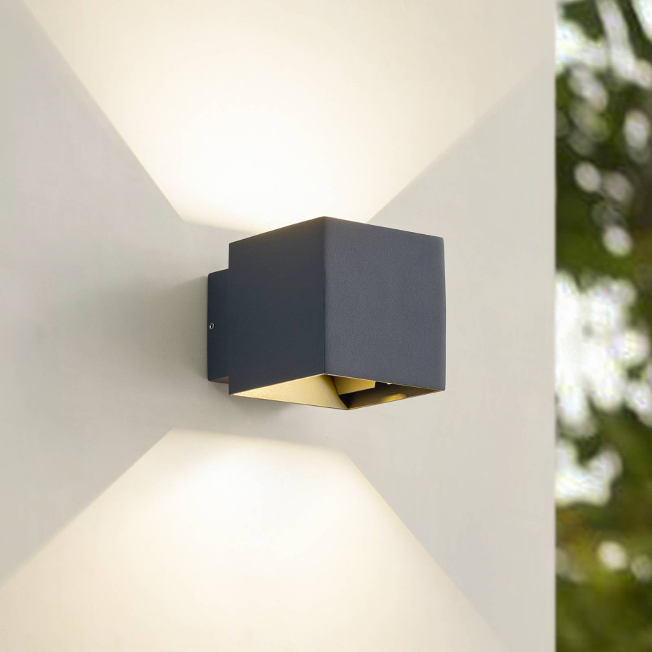 Applique extérieure en aluminium moderneLED