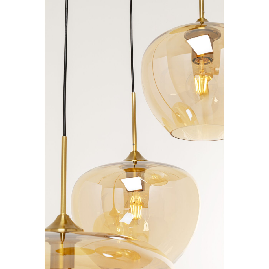 Suspension en verre et acier, SPHERE