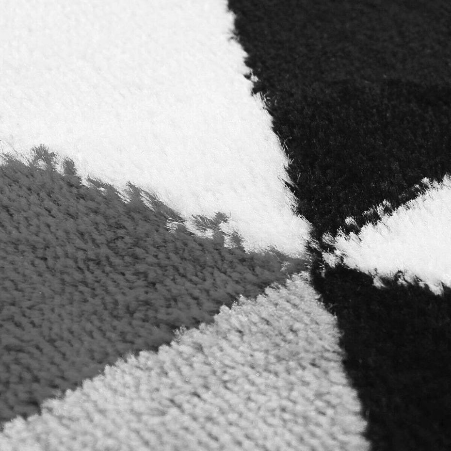 Tapis salon toucher laineux motif triangles  GEO SCANDI