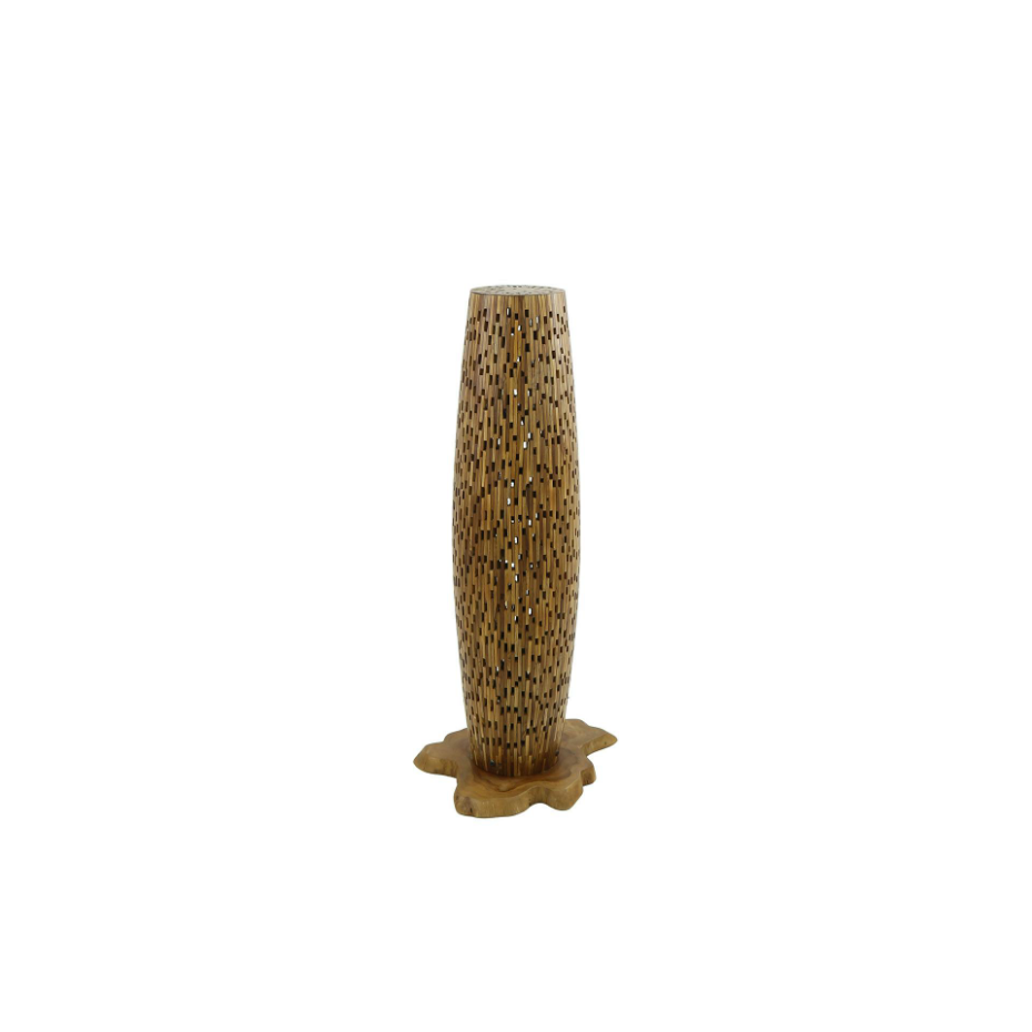 Lampadaire en bois de teck recyclé 104 cm JAVA