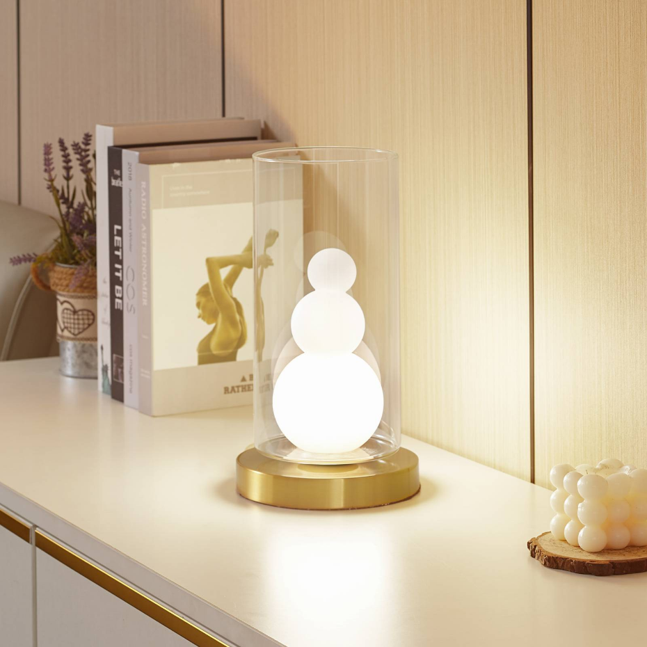 Lampe à poser en verre moderne, Kupla