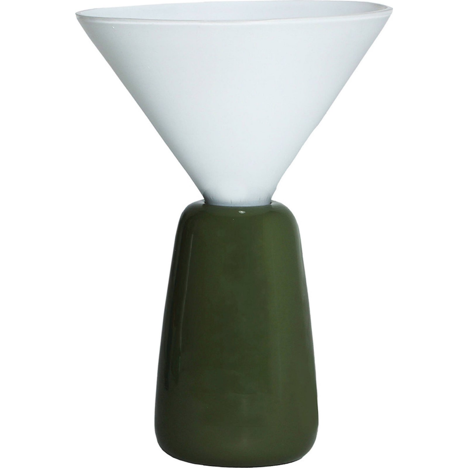 Lampe de table design en fer et verre