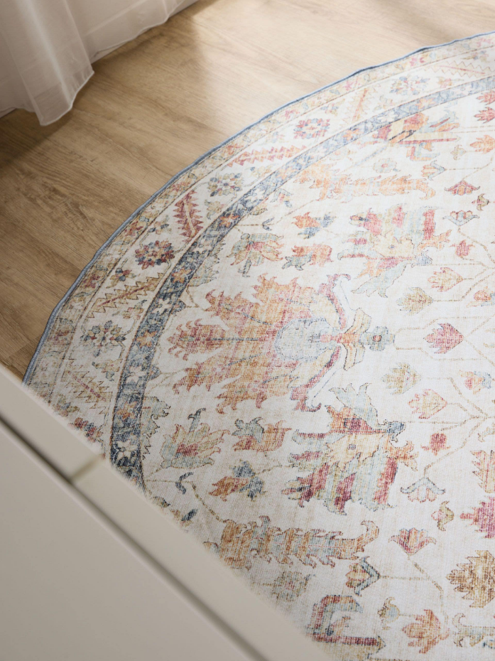 Tapis rond lavables GEORGE