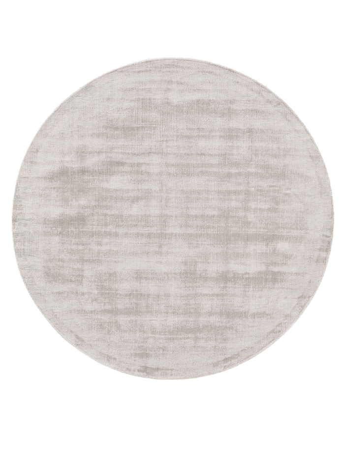Tapis rond en viscose tissé main NOVA
