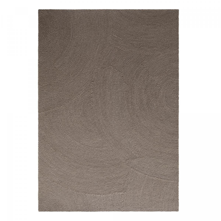 Tapis rond ELENI Faux uni