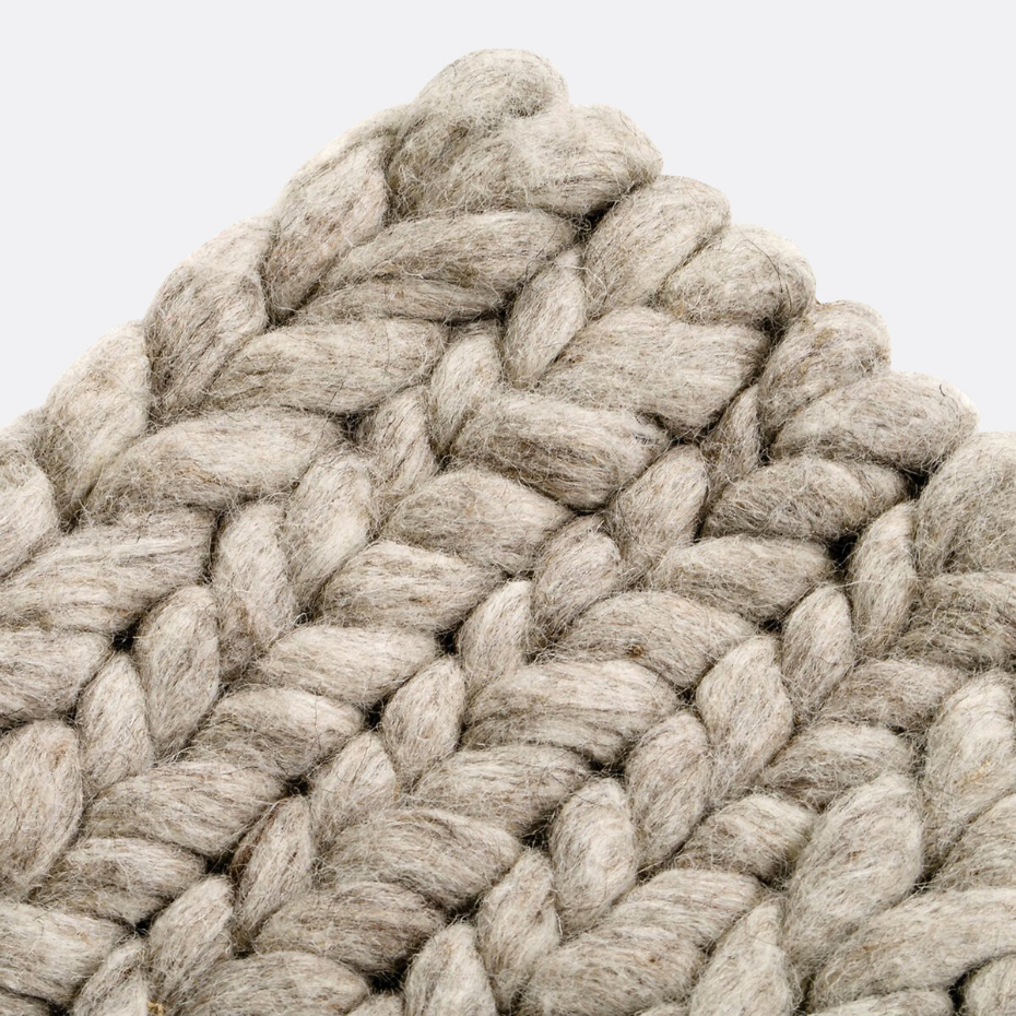 Tapis laine, Diano, effet tricot