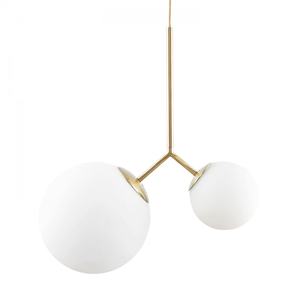 Lampe suspension Opal Twice