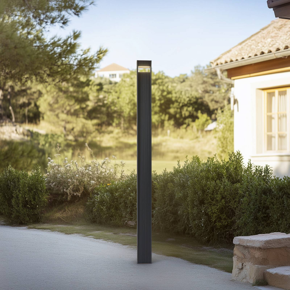 Lampadaire extérieur en aluminium moderneLED