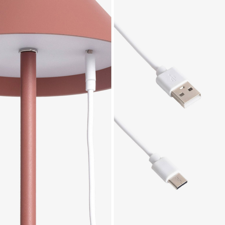 Lampe de table intérieur/extérieur LED sans fil H 32cm ADAM