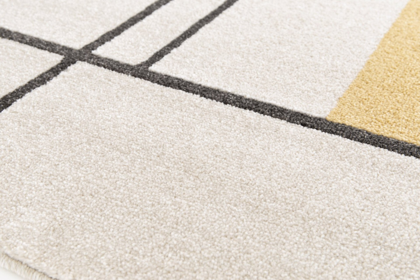 Tapis super doux très graphique PIET