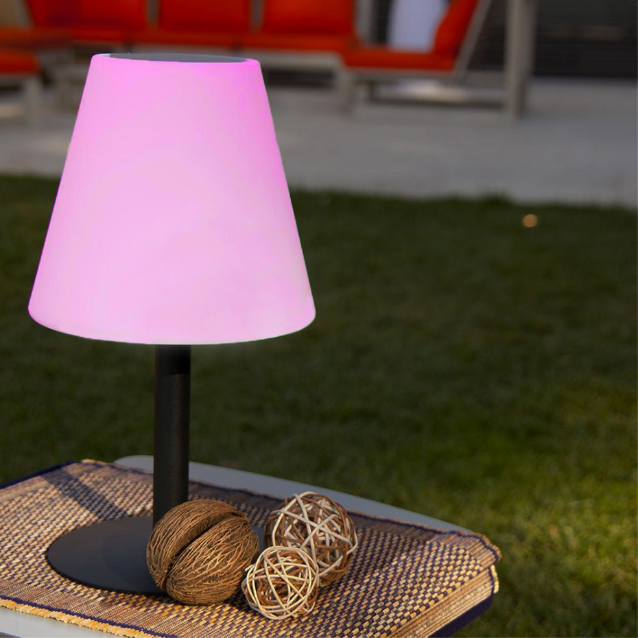 Lampe de table solaire multicolore STANDY MINI SOLAR RGB H36cm