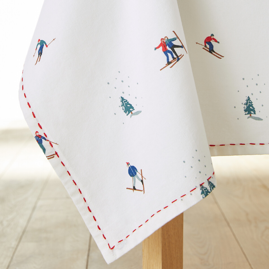 Nappe coton lavé, Tout schuss