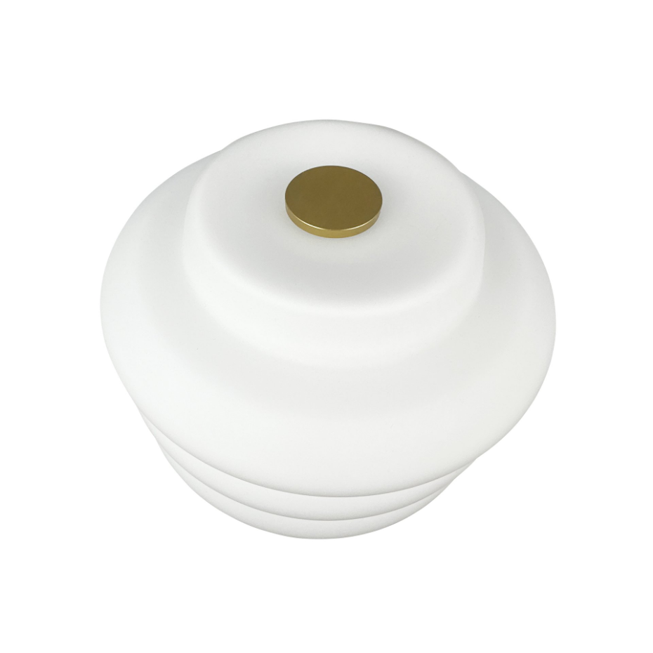 Lampe à poser LED verre opale DIVA