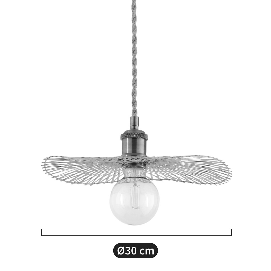 Suspension en bambou aérienne Ø30 cm, Ezia