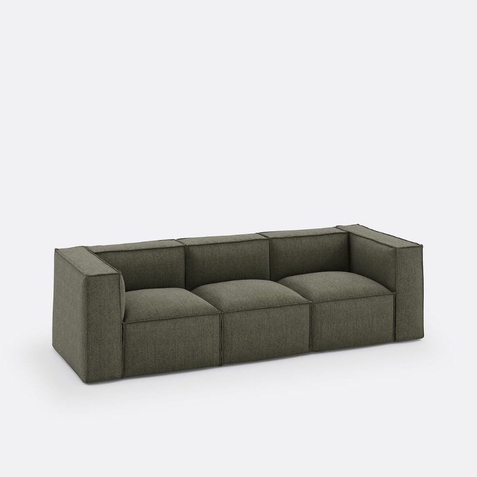 Modulable 3 places, tissu texturé, Seven
