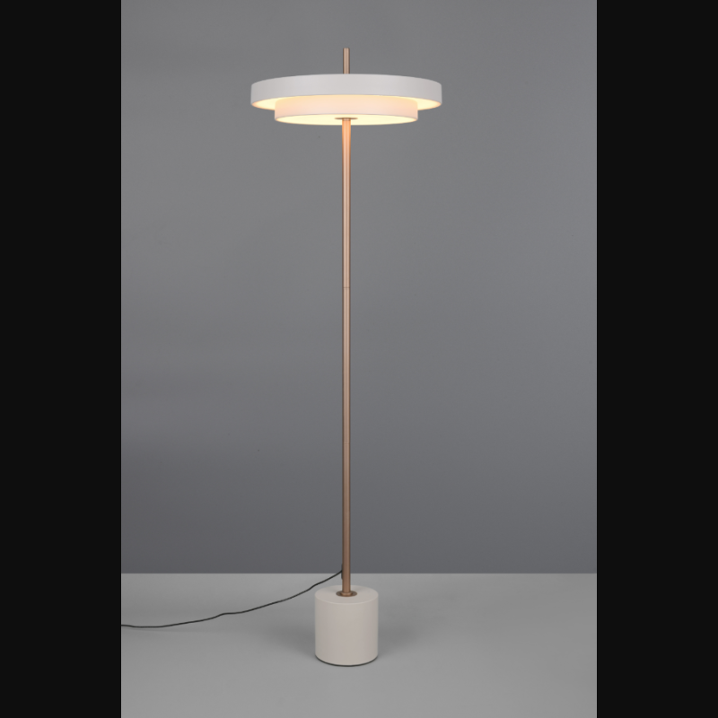 Lampadaire design en métal vintage, KEATON