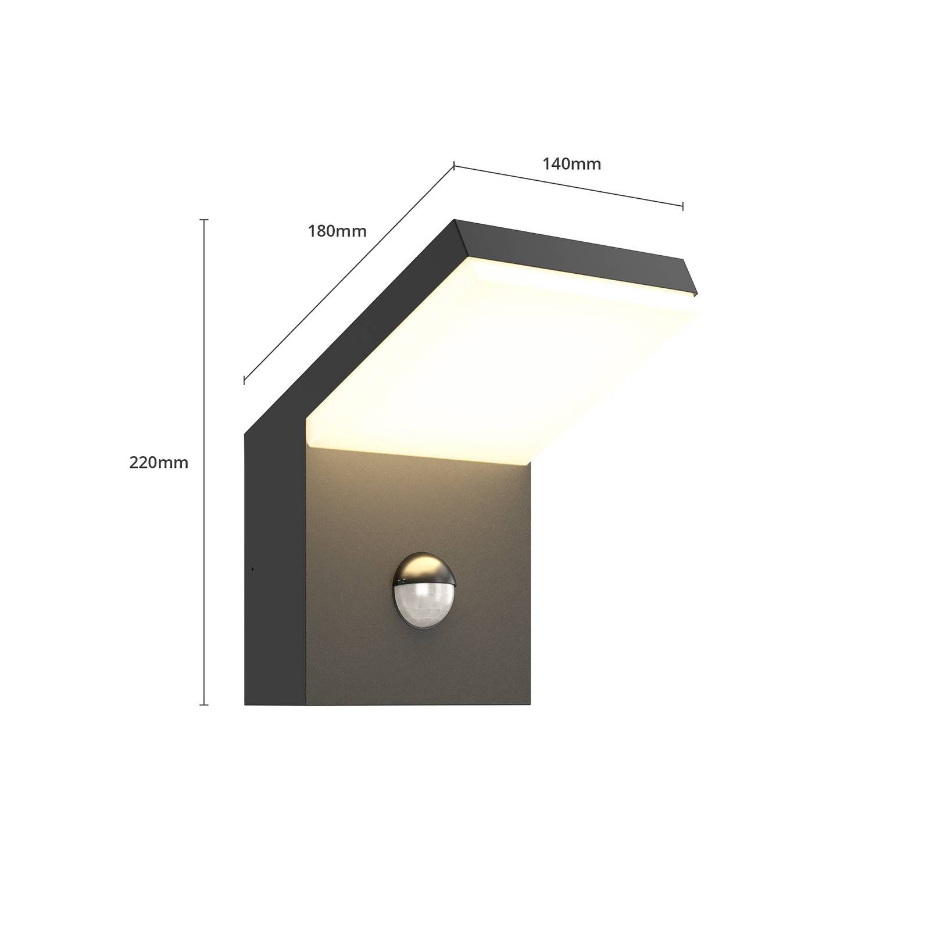 Applique extérieure en aluminium moderneLED