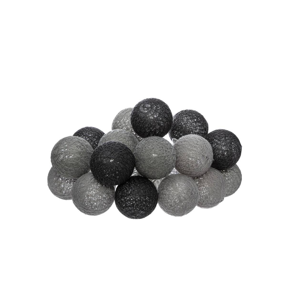 Guirlande LED à piles 16 boules