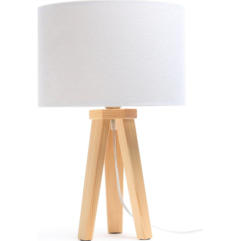 Lampe de chevet en bois Glamour