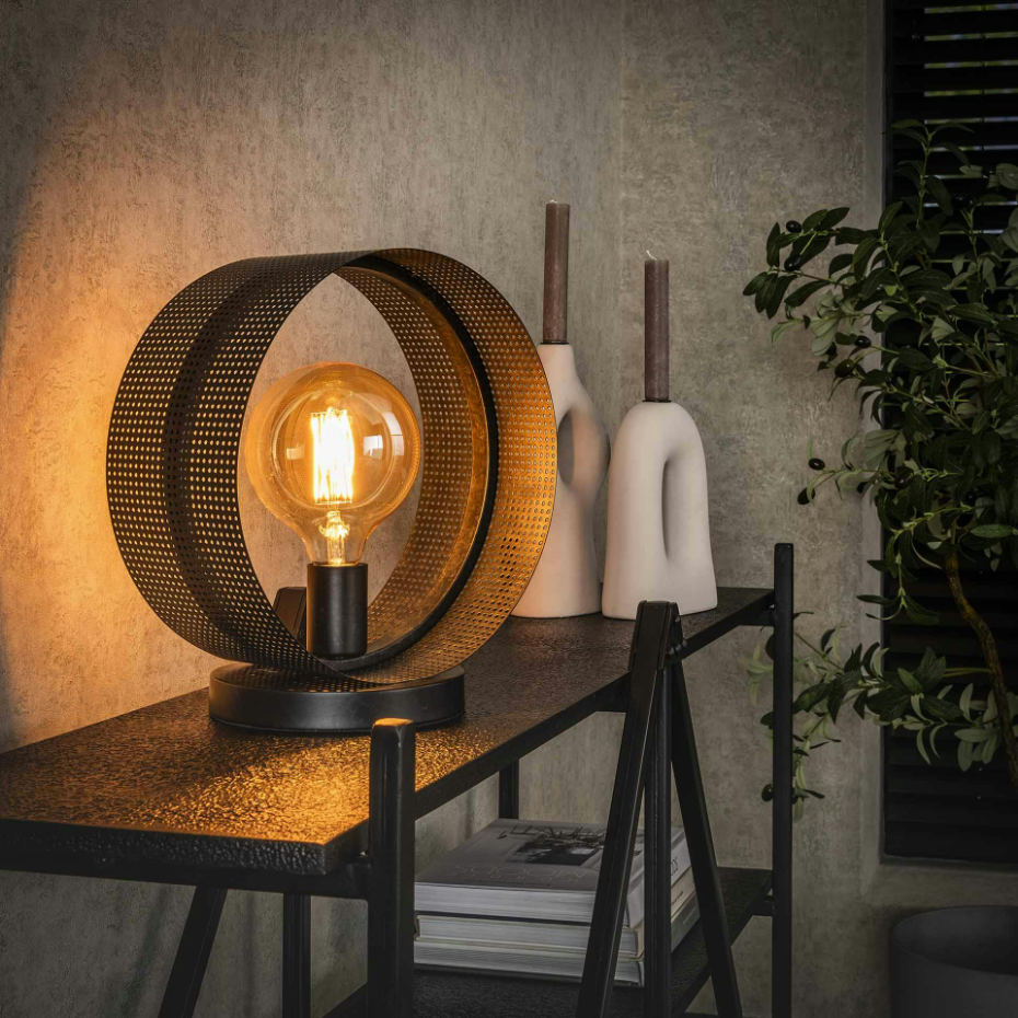 Lampe à poser design forme ronde RALF