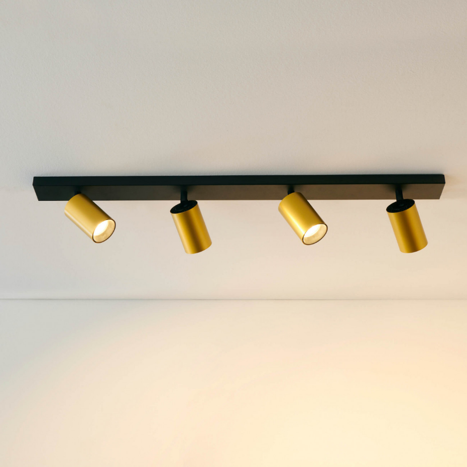 Plafonnier à 4 Spots Orientables - LEWIS