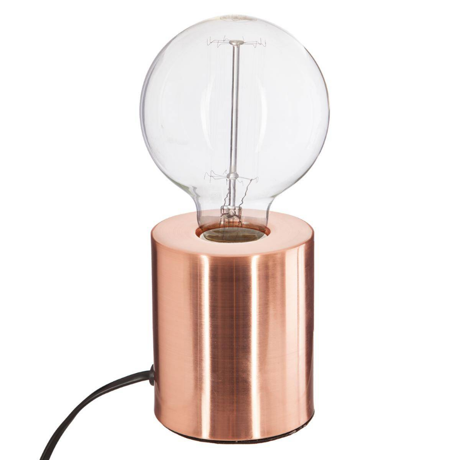 Lampe cylindrique métal SABA