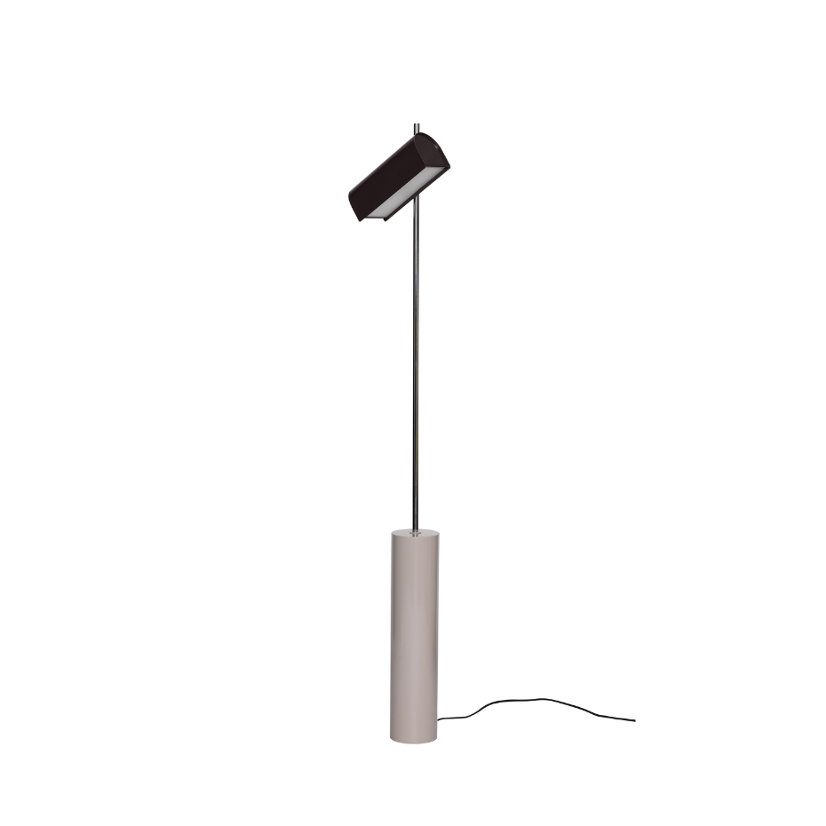 Lampe sur pied en fer et polycarbonate REFLECTOR