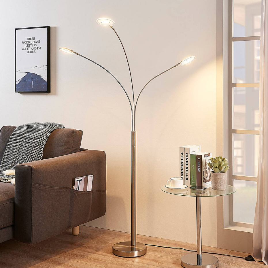 Lampadaire en métal moderneLED, Anea