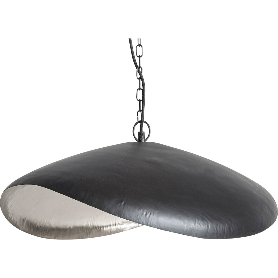 Lustre contemporain en fer finition sablée