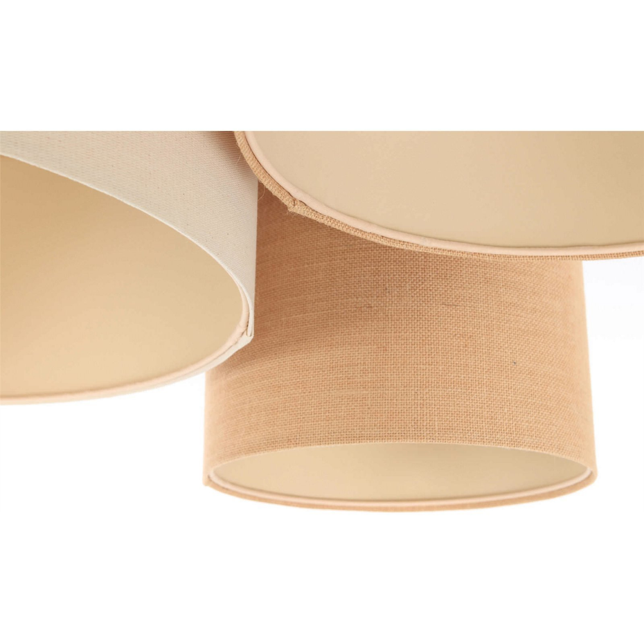 Plafonnier en lin style boho