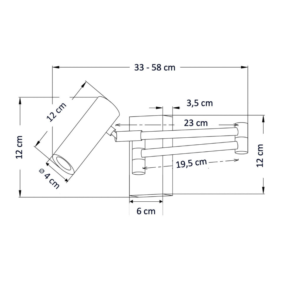Applique LED orientable tactile - RIMIO
