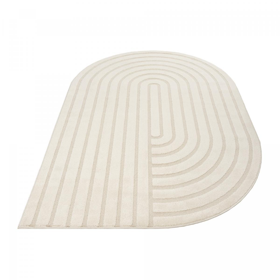 Tapis salon LYN9 SPIRATRO - Tapis forme original en relief