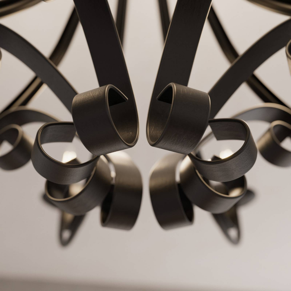 Lustre en métal antique, Scaleria