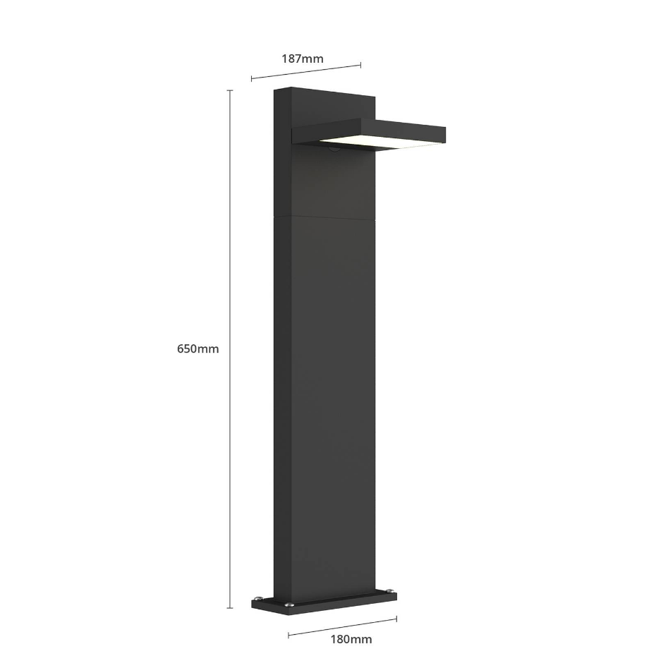 Luminaire extérieur en aluminium moderneLED