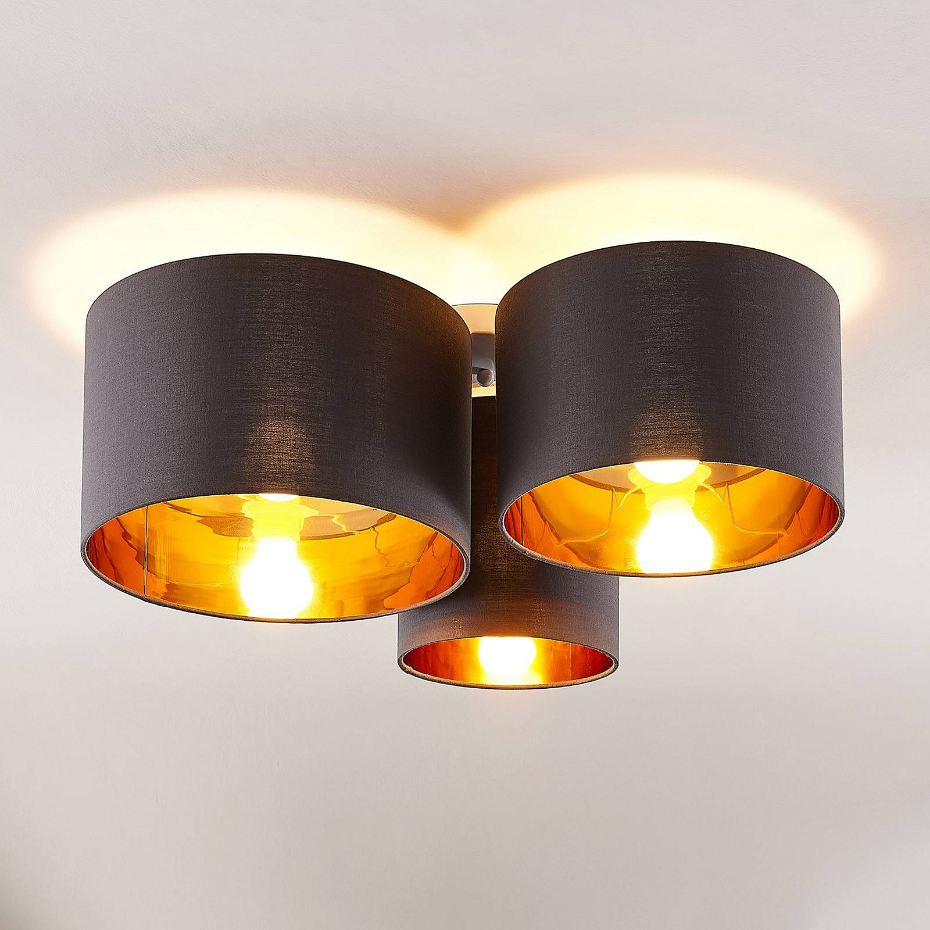 Plafonnier en textile moderne, Laurenz