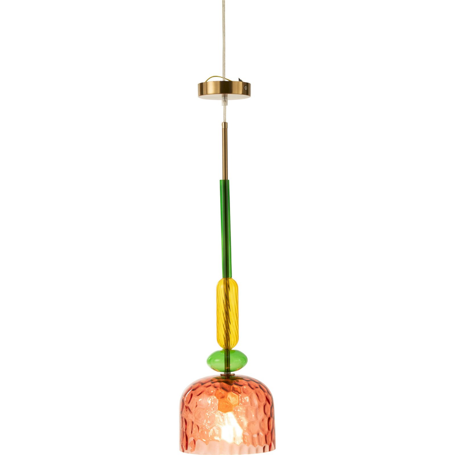 Suspension en verre rond design moderne