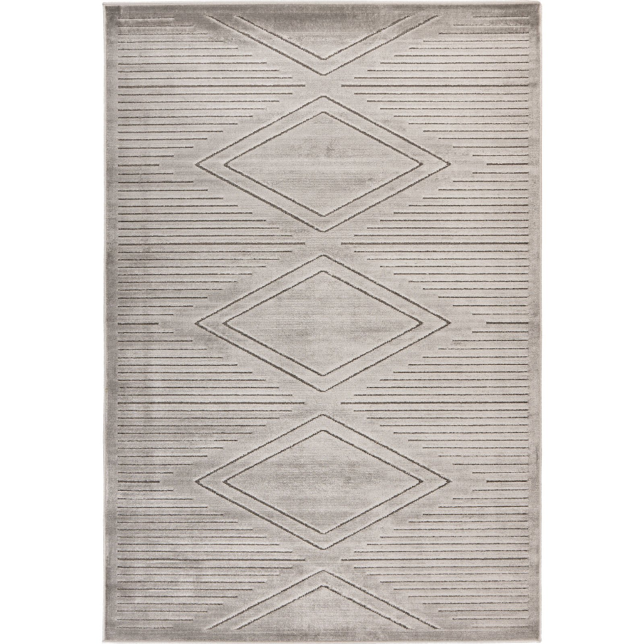 Tapis en polypropylène motif géométrique