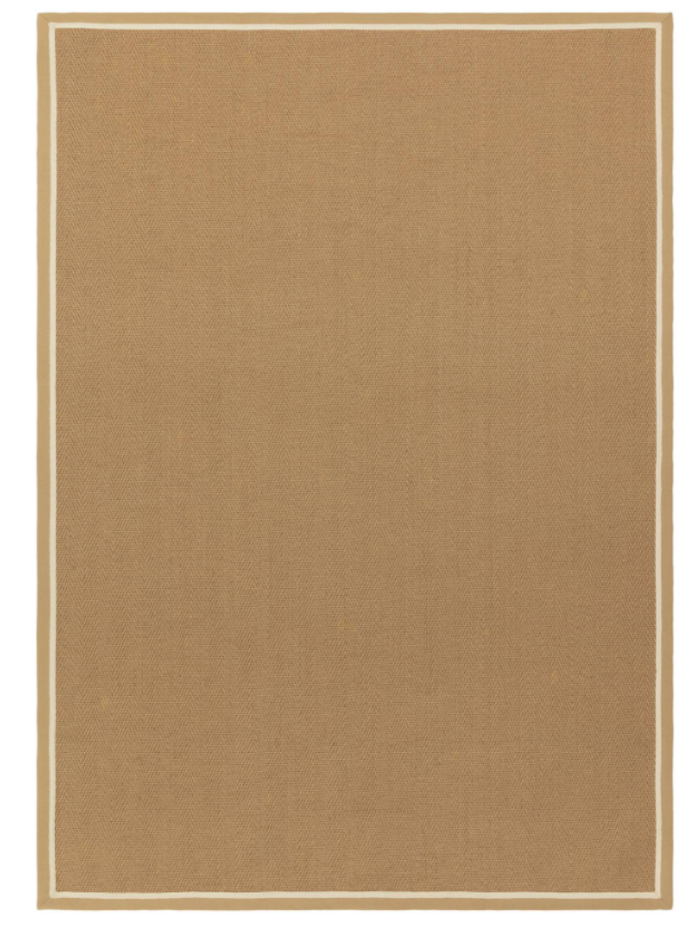 Tapis chambre et salon en jute moderne DORO