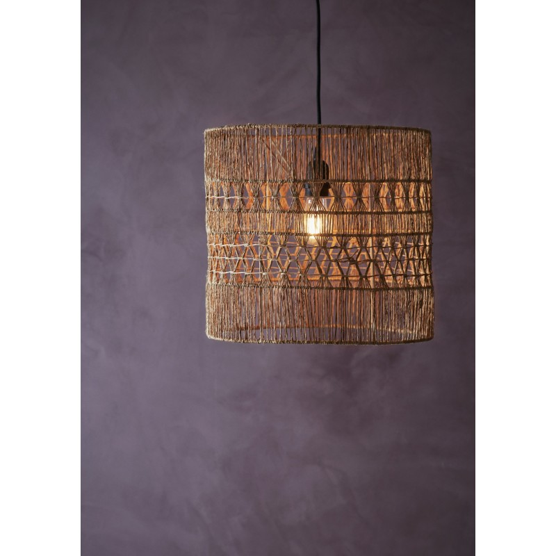 Suspension jute tressé naturel