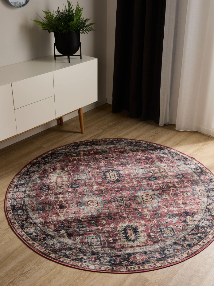 Tapis rond lavables GEORGE