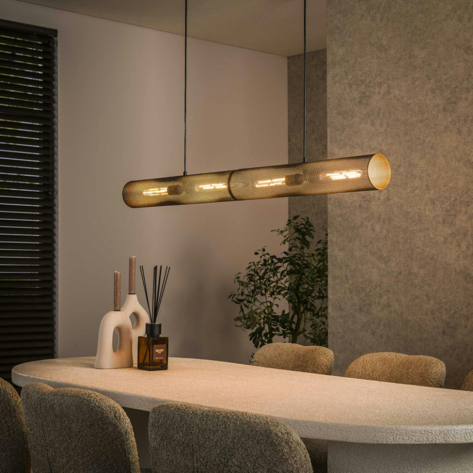 Suspension de table contemporaine forme tube RALF