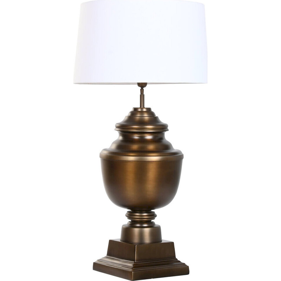 Lampe de table en acier finition bronze patiné Item Home India Lamps 1c25