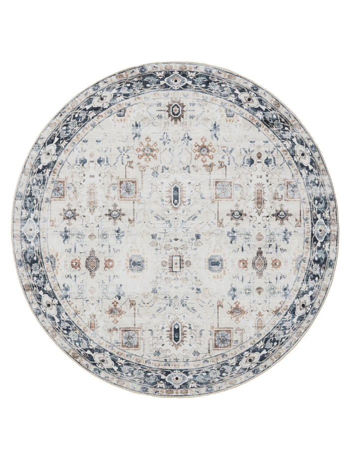 Tapis rond lavables GEORGE