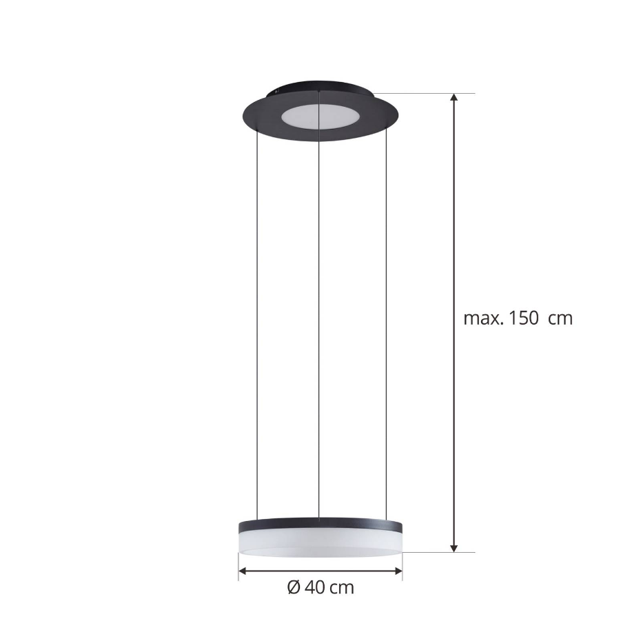 Suspension connectée  moderneLED, Squillo