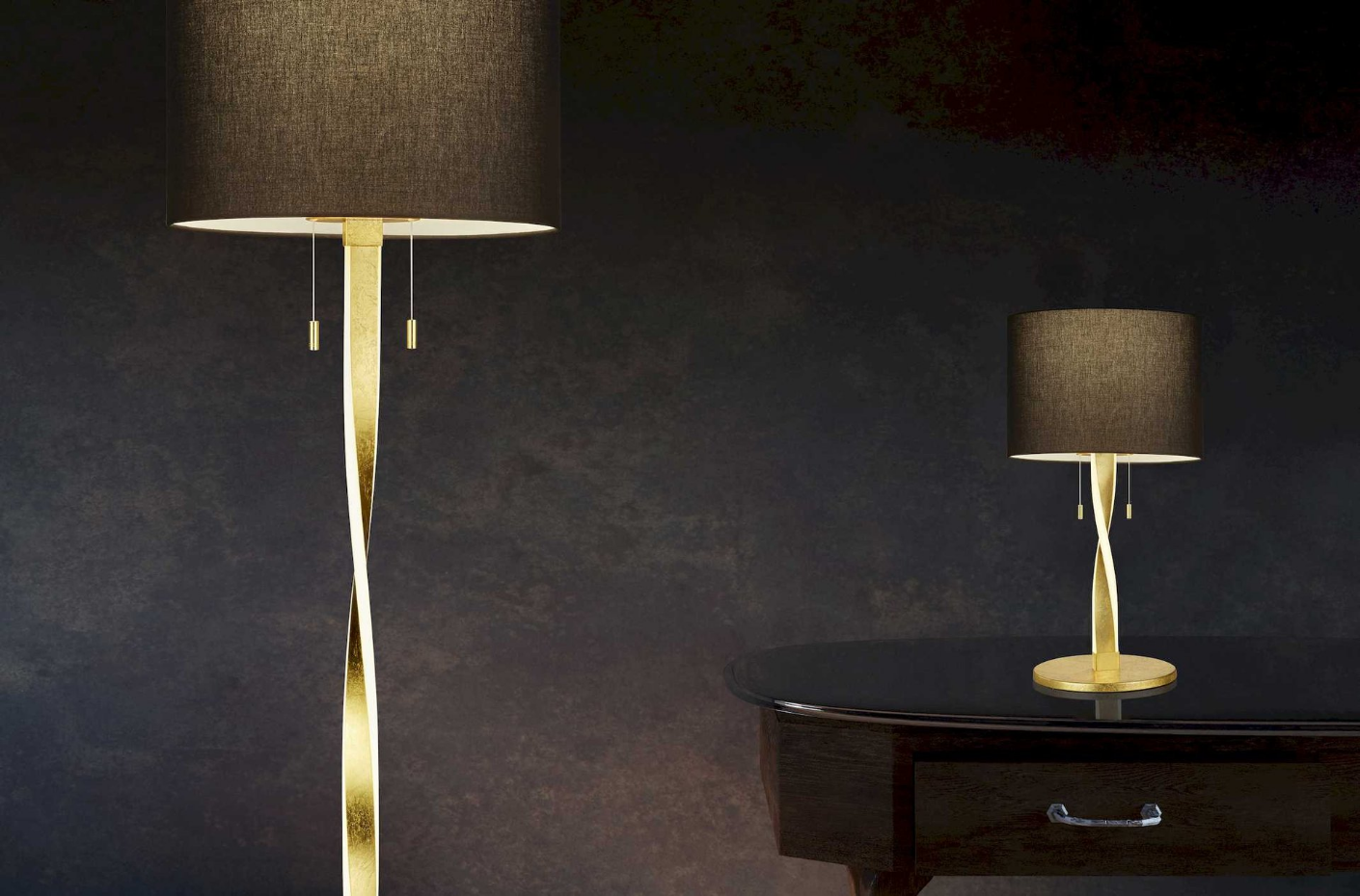 Lampe design en métal, NANDOR