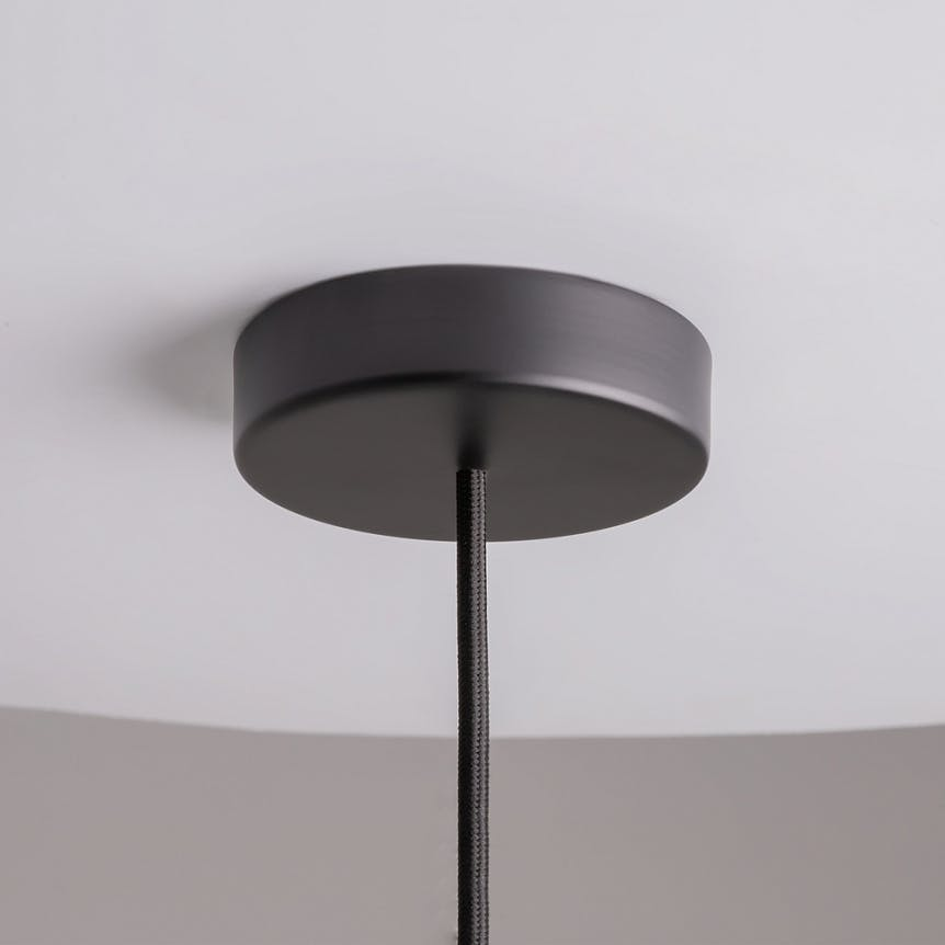 Lampe de salon blanche rétro – verre et céramique WINDER