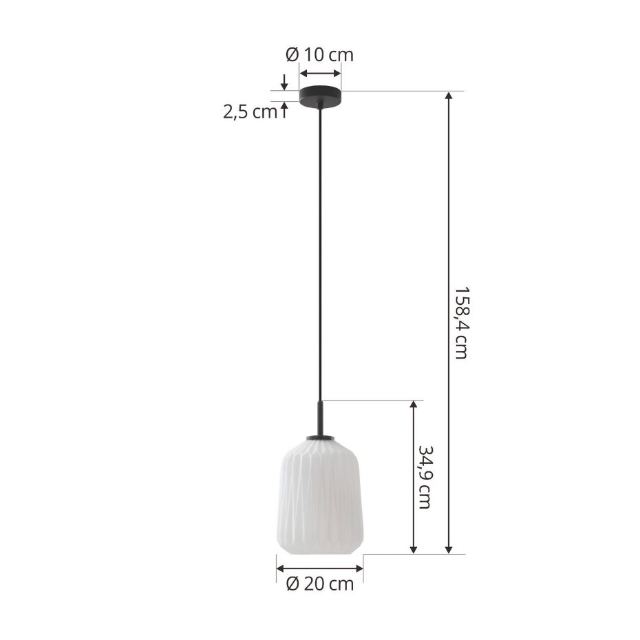 Suspension en aluminium moderne, Lirien