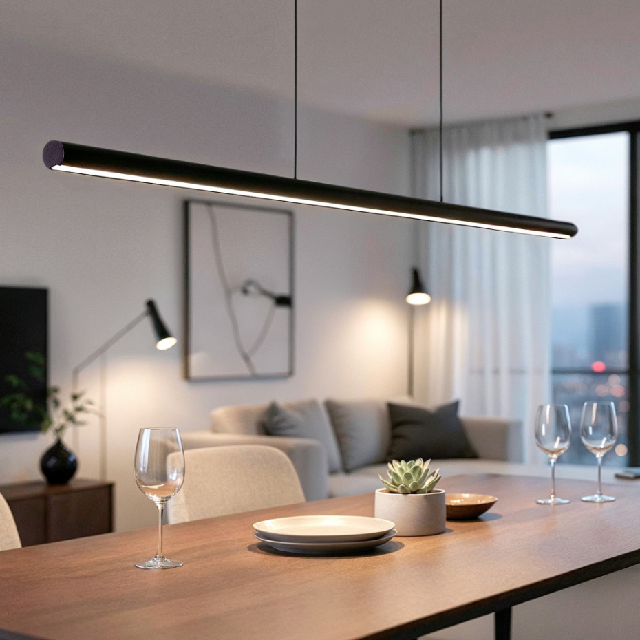 Suspension linéaire en aluminium L120cm- LUMAE