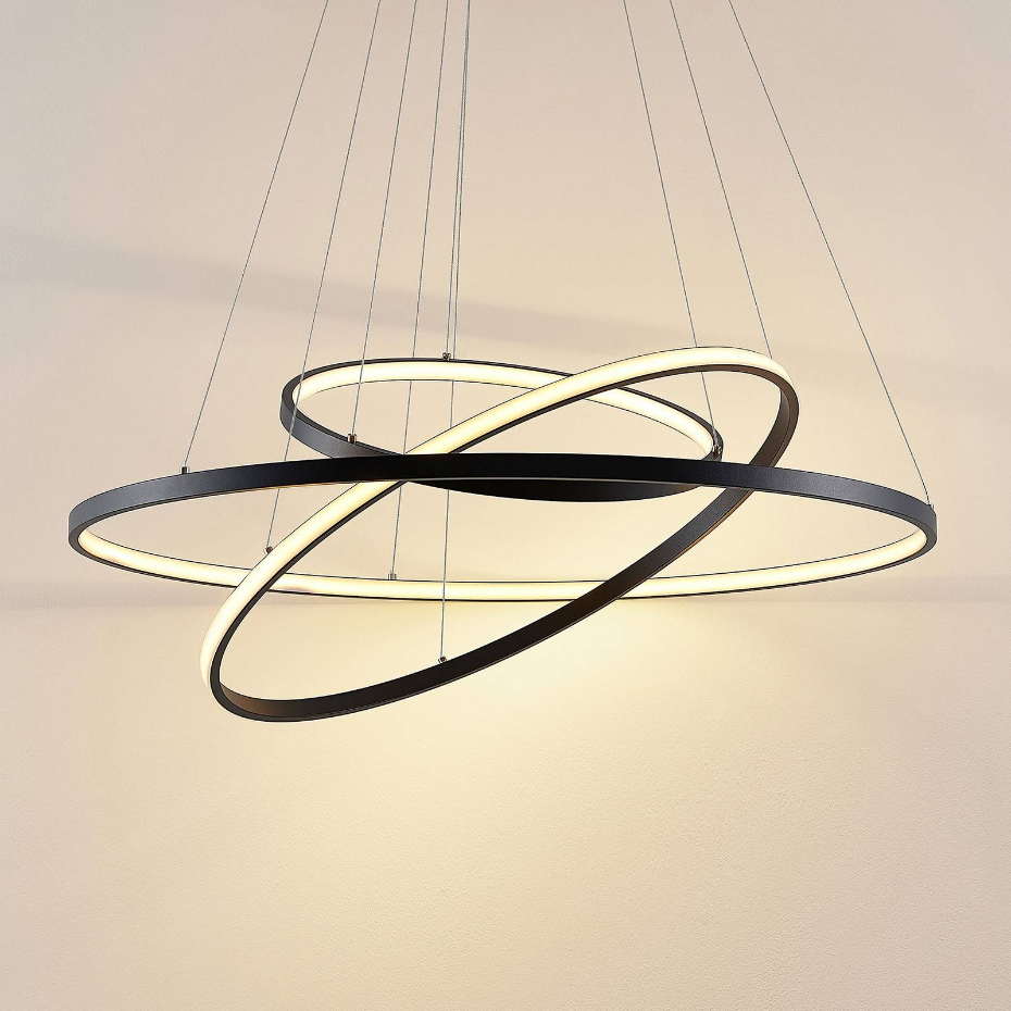 Suspension en métal moderneLED, Ezana