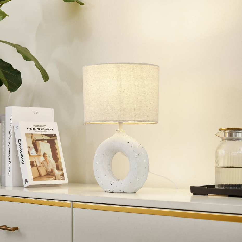 Lampe à poser en textile moderne, Kody